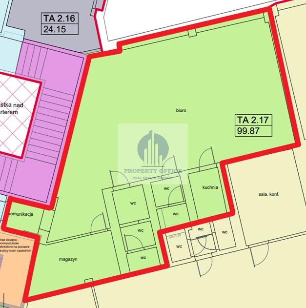 Ursynów : biuro 99,87 m2 - zdjęcie 1