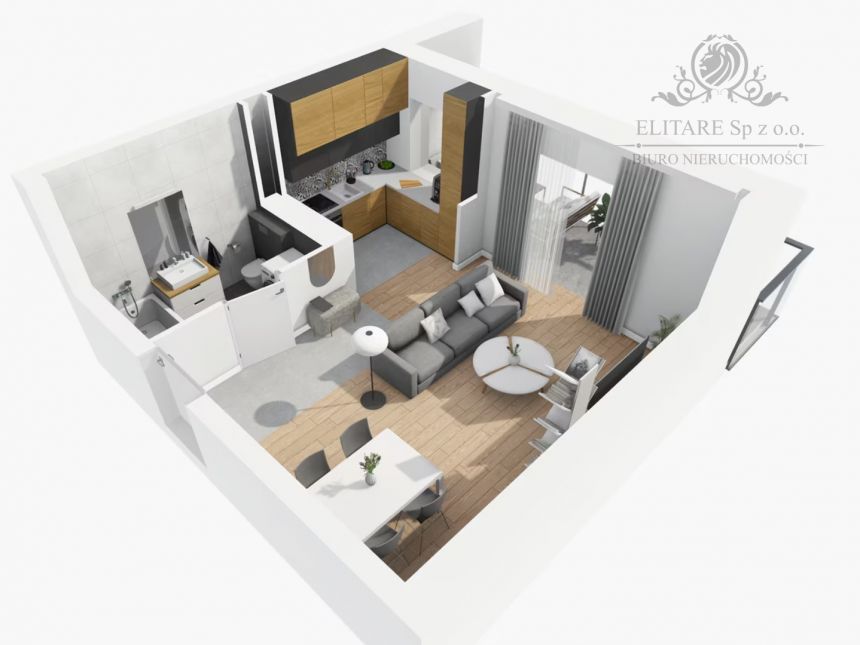 Mieszkanie NOWE 29,92m2 ,1 pok. w Centrum Wrocławia/Stare Miasto miniaturka 4