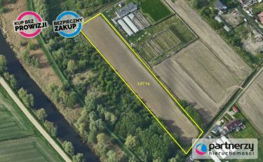 Gdańsk Olszynka, 2 155 200 zł, 1.08 ha, przyłącze prądu