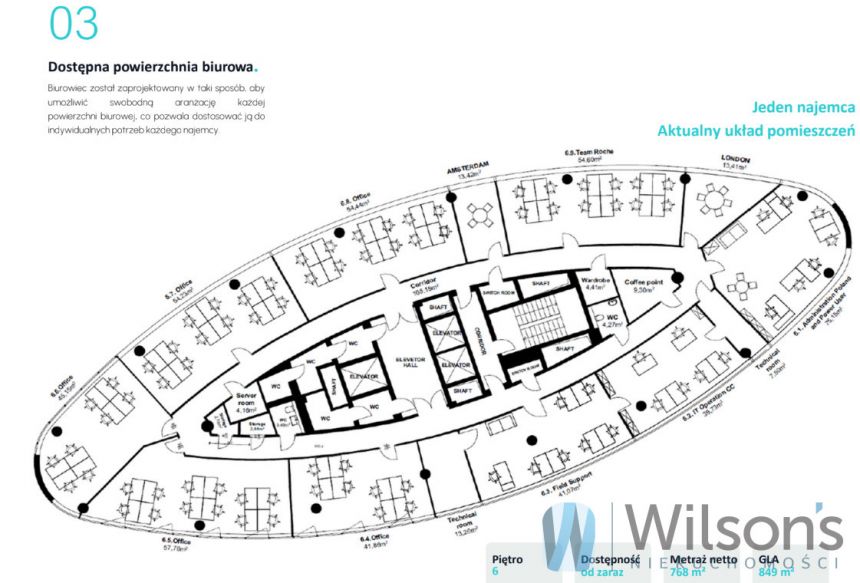 Warszawa Dolny Mokotów, 27 000 zł, 384 m2, pietro 7 miniaturka 4