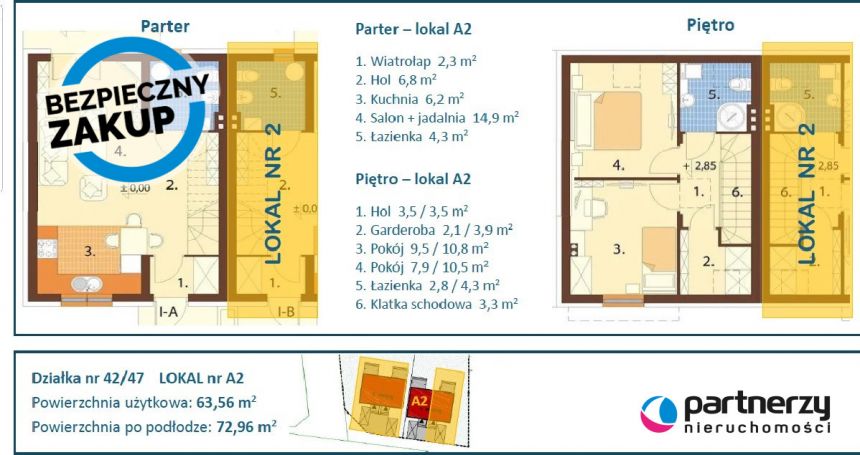 Kolnik, 565 000 zł, 72.96 m2, ogrzewanie gazowe miniaturka 2