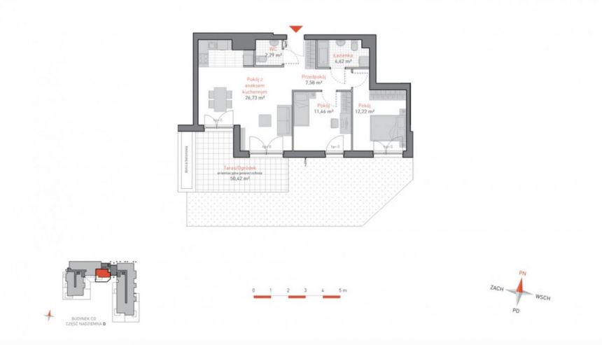 Gdańsk, 895 548 zł, 64.74 m2, z parkingiem podziemnym miniaturka 4