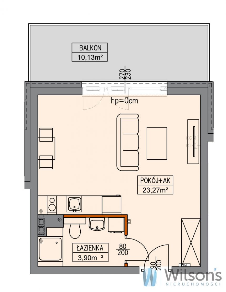 Stegna, 441 450 zł, 27.25 m2, z parkingiem podziemnym miniaturka 10