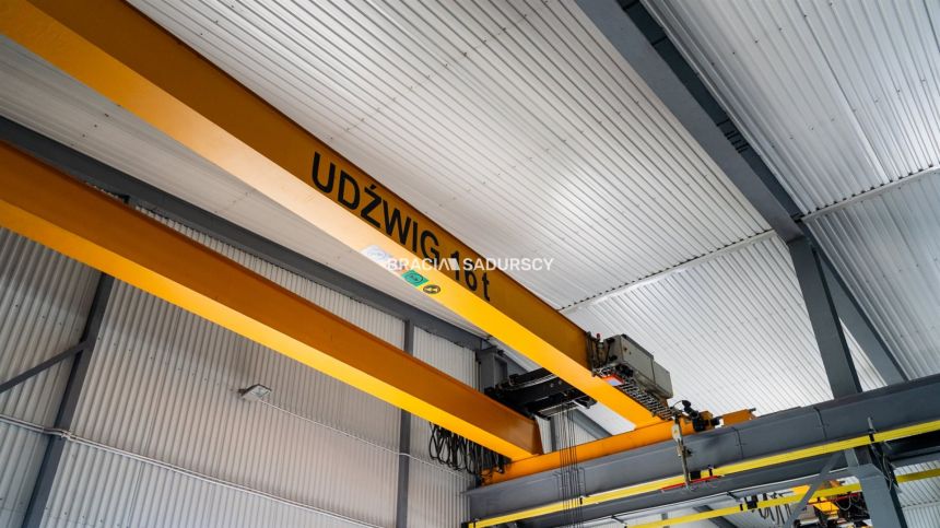 Atrakcyjna hala produkcyjna z suwnicami miniaturka 37