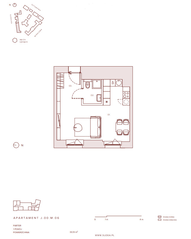 Prestiżowy Apartament w centrum Wrocław Borek miniaturka 8