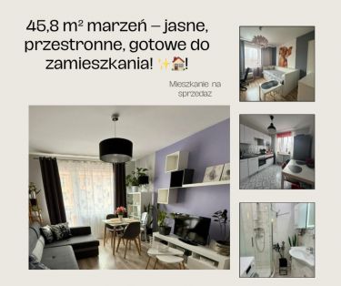 M3 Zawiercie ul. Pomorska 45,8m2, balkon