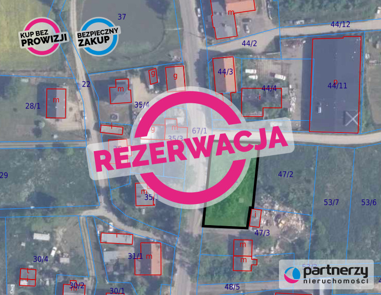 Dąbrówka Tczewska, 289 000 zł, 10.63 ar, droga dojazdowa asfaltowa miniaturka 1