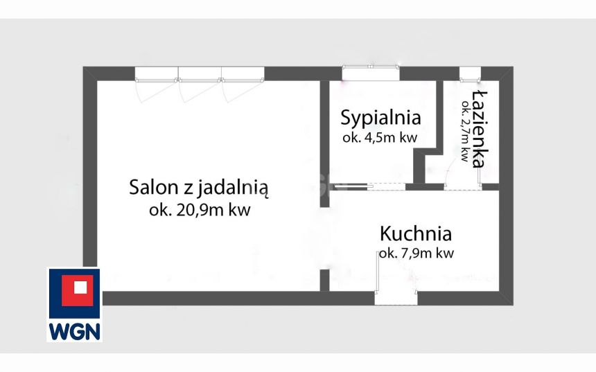 Świdnica, 299 000 zł, 36 m2, wysoki standard miniaturka 11