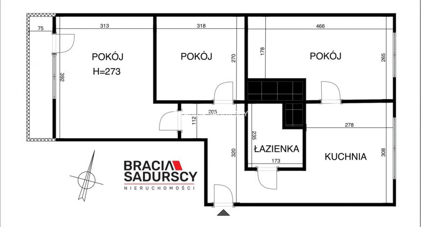 3 pokoje - duży taras i piękny widok | Kniaźnina miniaturka 45