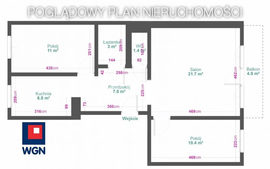Zabrze Osiedle Kopernika, 424 900 zł, 63.4 m2, pietro 2/10 miniaturka 11
