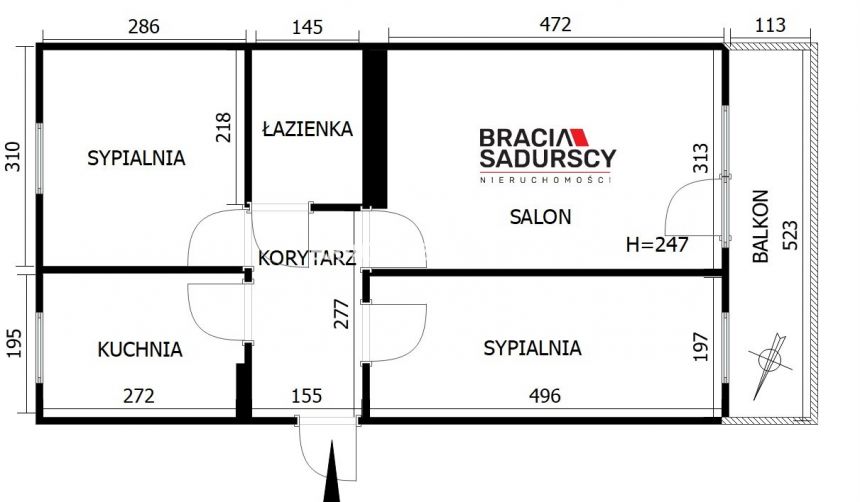 3 pokojowe 46m2, Rusznikarska-Krowodrza miniaturka 27
