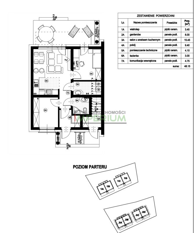 Nowy Sącz, 349 000 zł, 48.15 m2, M4 miniaturka 2