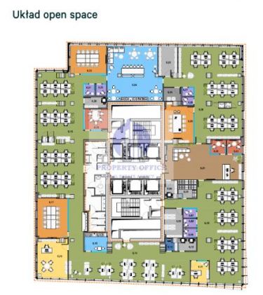 Śródmieście: biuro 1050 m2