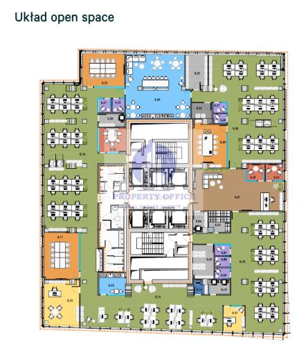 Śródmieście: biuro 1050 m2 - zdjęcie 1
