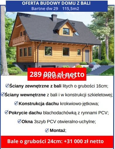 domy do wybudowania z bali i szkieletowe miniaturka 2