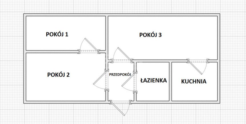 Mieszkanie 3 pokojowe na ul. Polnej w Hrubieszowie miniaturka 9