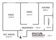 Chrzanów Stella, 341 250 zł, 52.5 m2, w bloku miniaturka 23