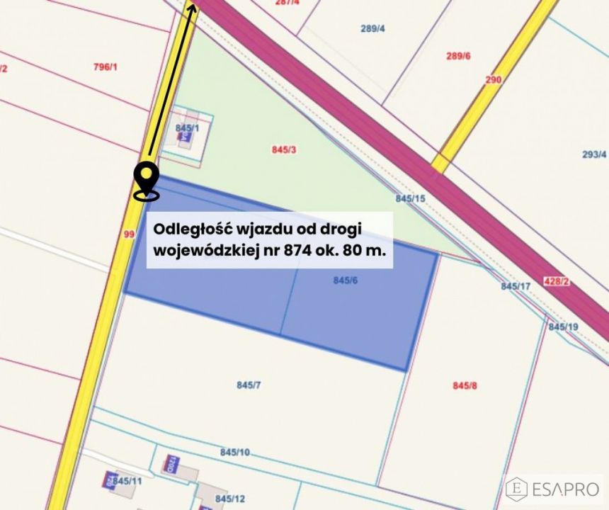 Bogucin, 1 642 415 zł, 69.89 ar, prostokątna miniaturka 8