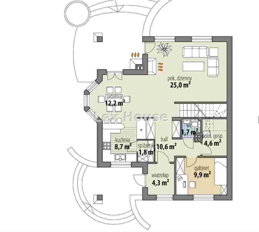 Przęsocin, 1 445 000 zł, 180 m2, z cegły miniaturka 14