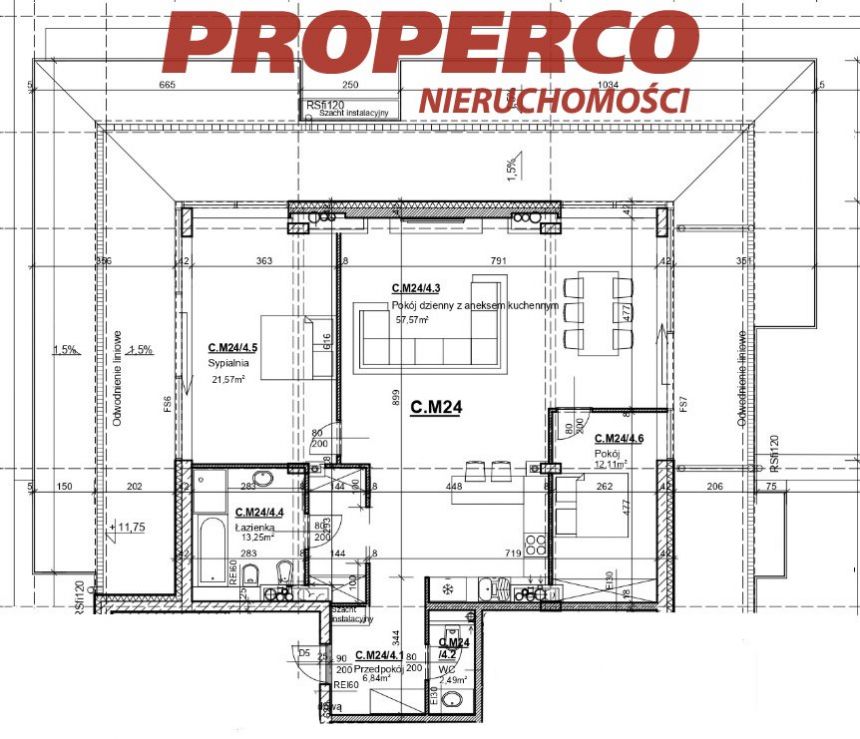 Nowe mieszkanie 3 pok, 113,98m2, Busko-Zdrój miniaturka 7