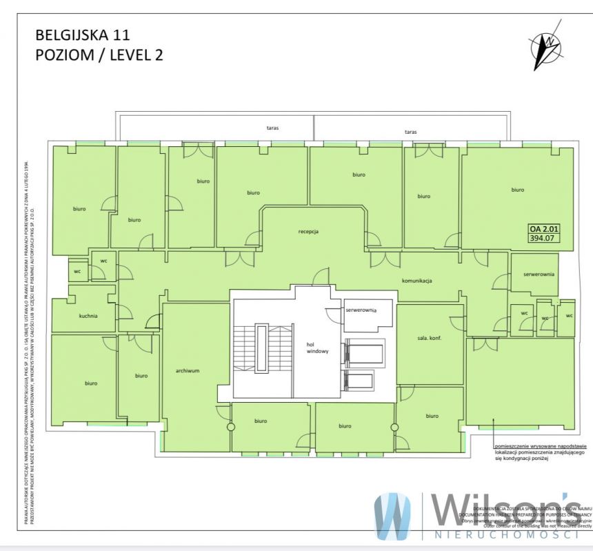 Warszawa Dolny Mokotów, 6 305 euro, 394.07 m2, biuro miniaturka 5