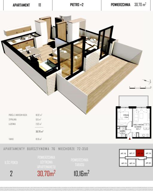 APARTAMENTY W NIECHORZU ( gm. REWAL) miniaturka 14