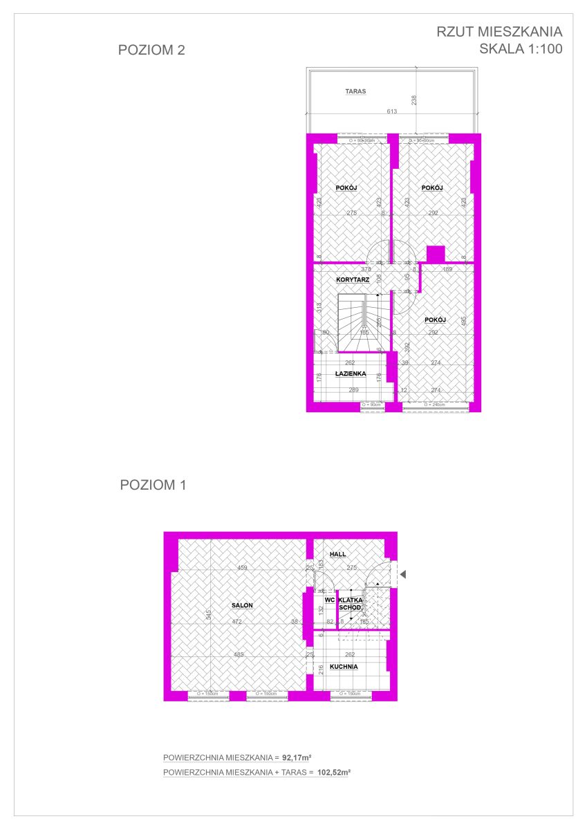 Kraków Kurdwanów, 995 000 zł, 107.52 m2, pietro 3 miniaturka 21