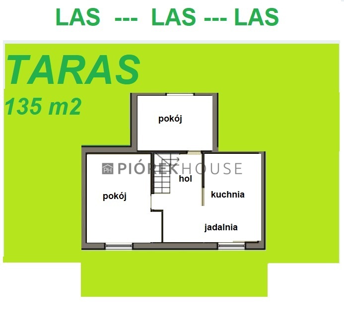 TARAS 135 m2 + 99m2 4-pokoje  w Markach miniaturka 7