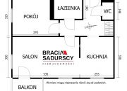 2 pok ,ok 52 z balkonem ,rejon Czerwonych Maków miniaturka 3