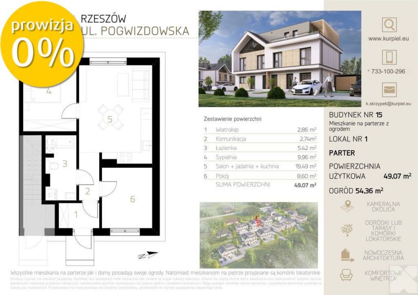 Ogródek | Parter | 2 miejsca p. w cenie miniaturka 4