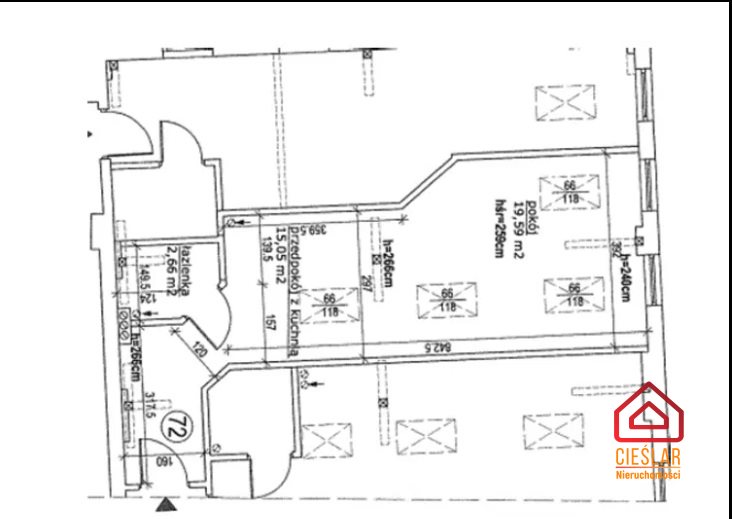 Bydgoszcz Śródmieście, 255 000 zł, 37.3 m2, pietro 2 miniaturka 5