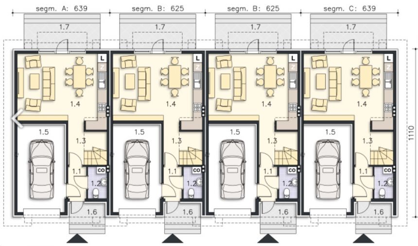 Wykończony Szeregowiec * 110 m2* Psie Pole* miniaturka 15