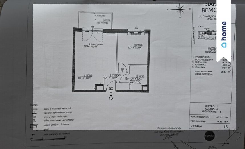 Ładne 2 pokoje, bliskość stacji tramwajowej.   WAT miniaturka 15