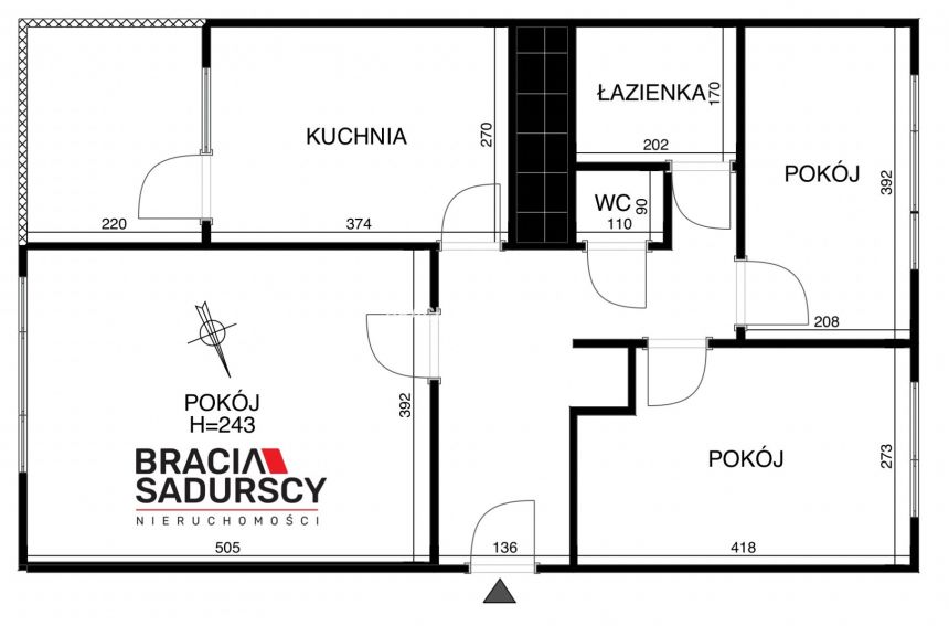 stara Krowodrza, 3 pokoje, parking miniaturka 3