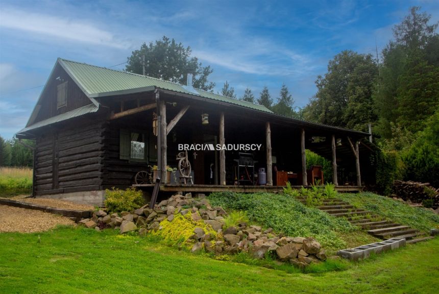 Chronów, gm. Bochnia. Klimatyczny dom z bali - zdjęcie 1