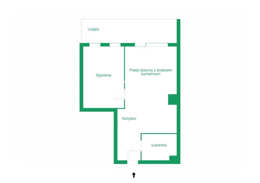 Gdynia Śródmieście, 1 020 000 zł, 55.74 m2, z loggią miniaturka 6