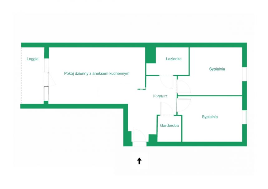 Gdańsk Wrzeszcz, 1 499 000 zł, 60 m2, z balkonem miniaturka 14