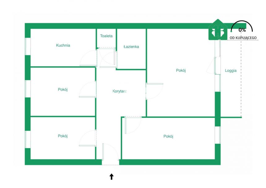 Gdańsk Suchanino, 749 000 zł, 63.56 m2, pietro 4/4 miniaturka 15