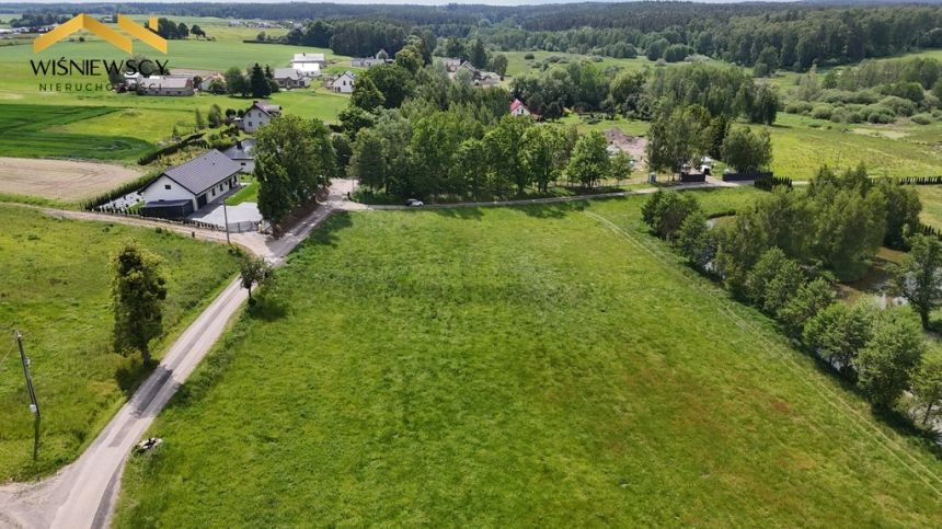 Działka budowlana 1224 m2, Zajezierze, wydane WZ miniaturka 3