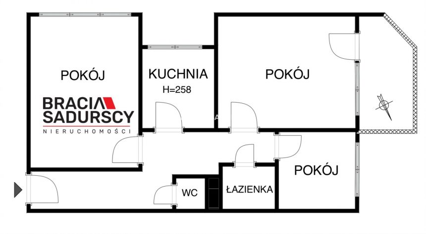 3-pok mieszkanie o powierzchni 65 m², Os. Piastów miniaturka 17