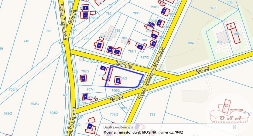 Dom w centrum Mosiny działka 1042 m² - zdjęcie 1