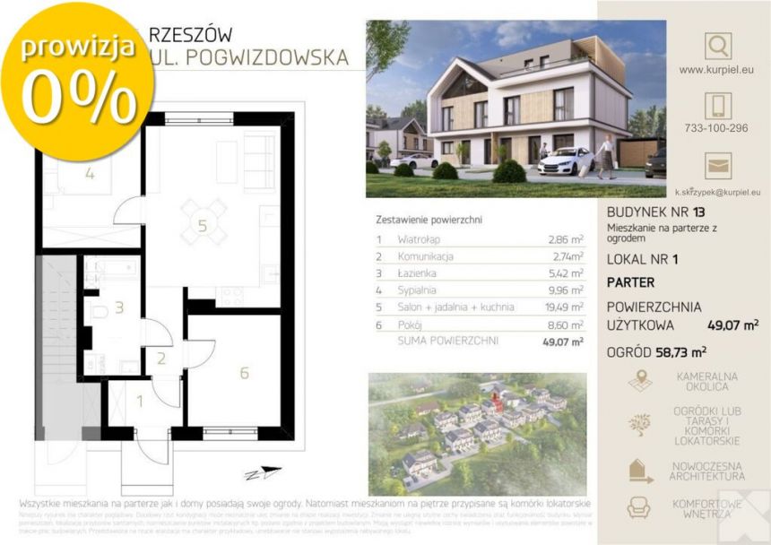 Parter | Ogród | 2 miejsca p. miniaturka 3