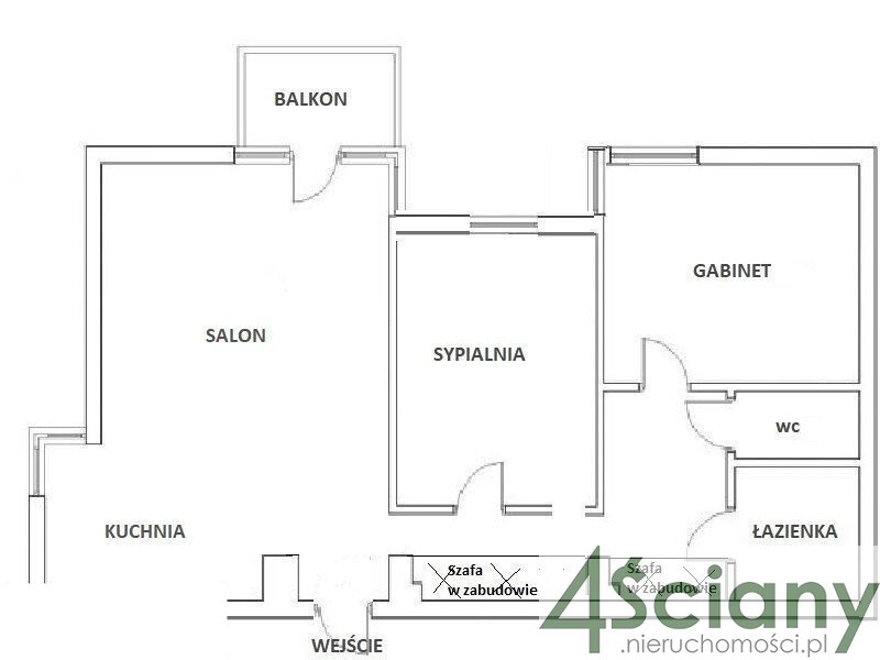 Warszawa Mokotów, 1 290 000 zł, 63.7 m2, w bloku miniaturka 15