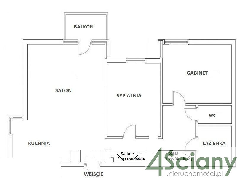 Warszawa Mokotów, 1 290 000 zł, 63.7 m2, w bloku miniaturka 15