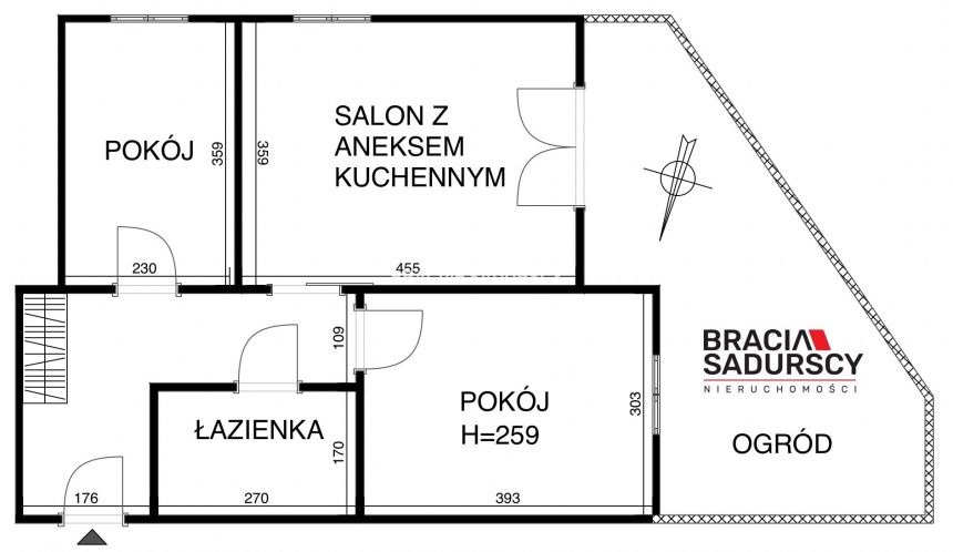 Nowoczesne 3-pokojowe mieszkanie z ogródkiem miniaturka 3