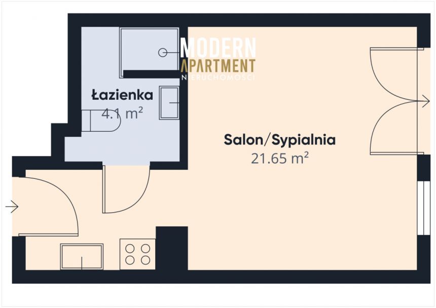 Mrzezino Nowy Świat, 448 500 zł, 26 m2, parter miniaturka 21