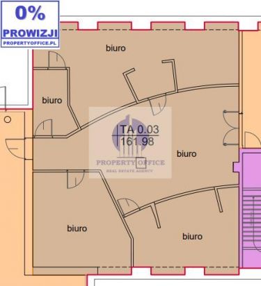 Wola: biuro/usługi 189,52 m2