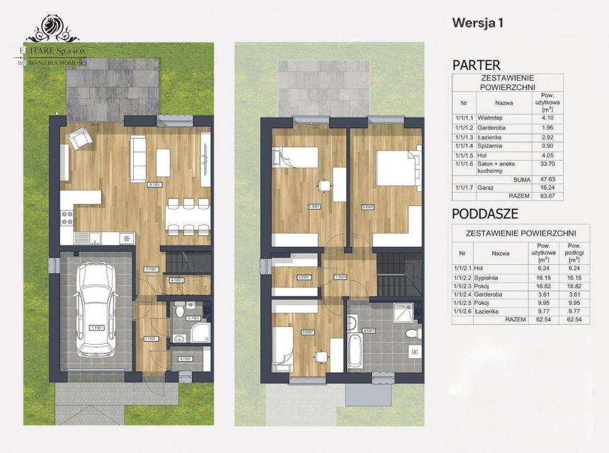 Dom 126m2 w zab. bliźniaczej - z pompą ciepła/ Miłoszyce, Jelcz Laskowice miniaturka 6