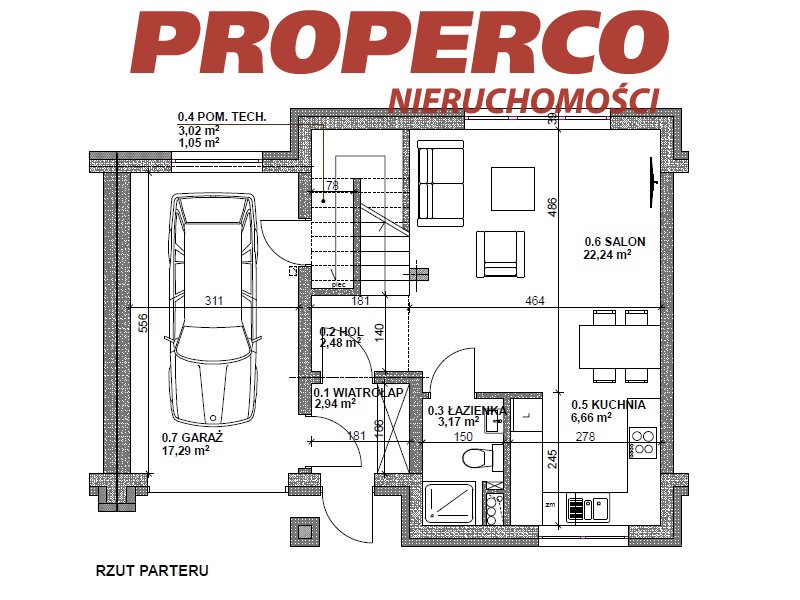 Segment środkowy 5 pok. +poddasze 46m2, Białołęka miniaturka 3