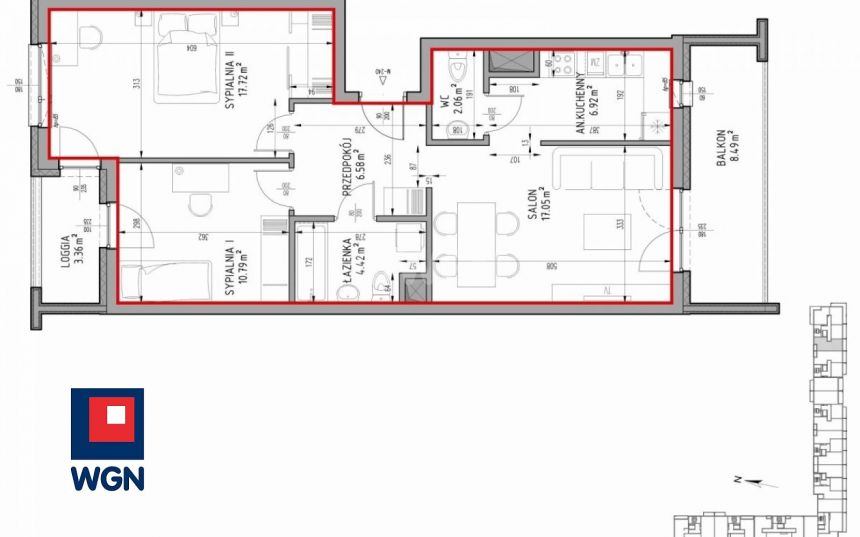 Lublin Felin, 609 522 zł, 65.54 m2, z garażem miniaturka 3